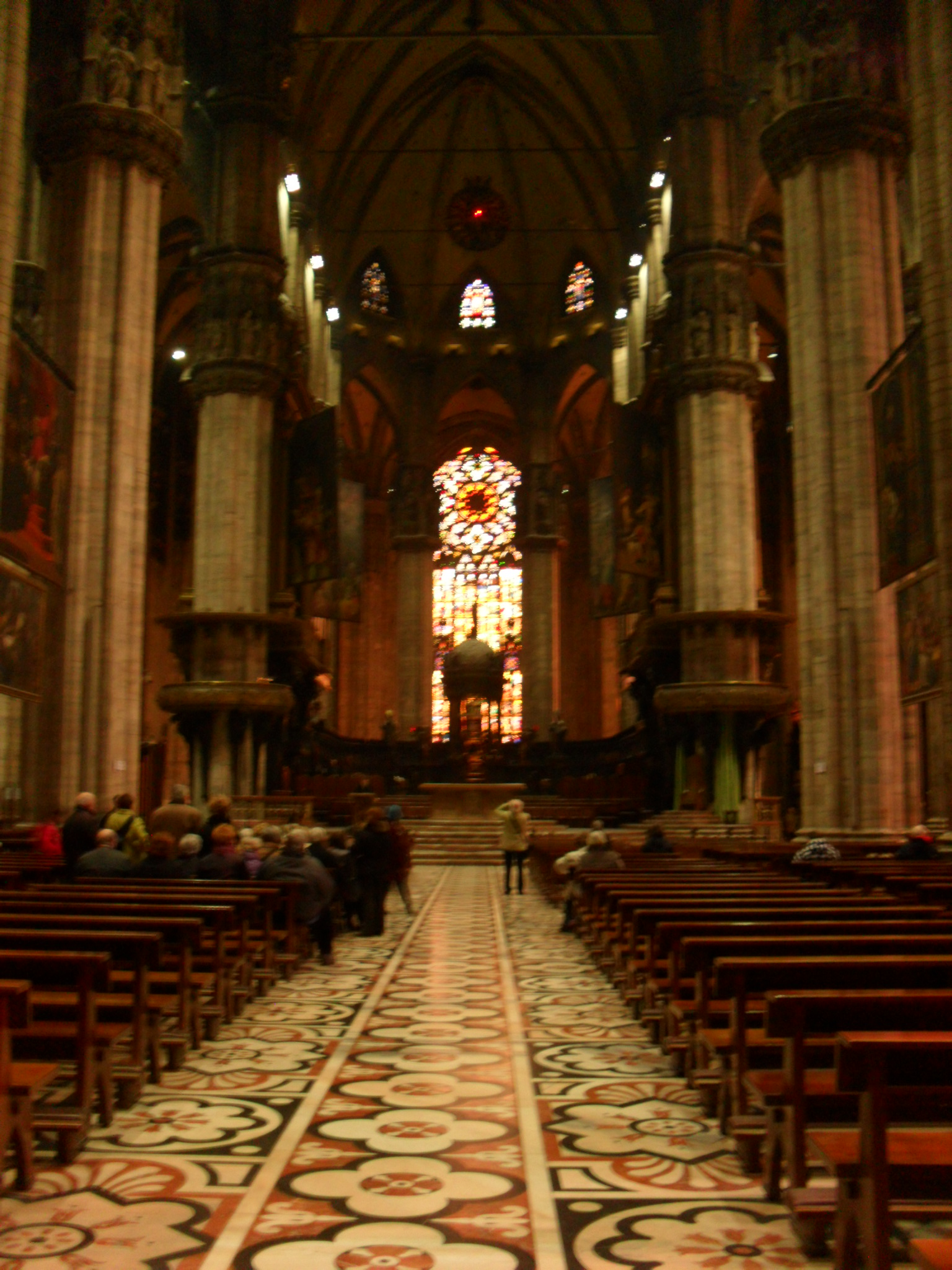 Duomo de Milão-Interior